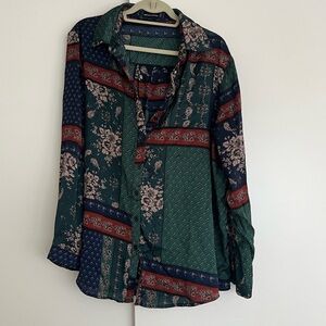 PLT patterned blouse